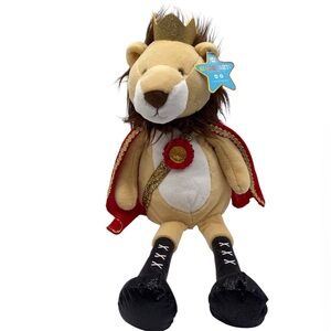 FAO Schwarz  Glow Brights  Nutcracker Lion King Plush Plays Music And Lights up